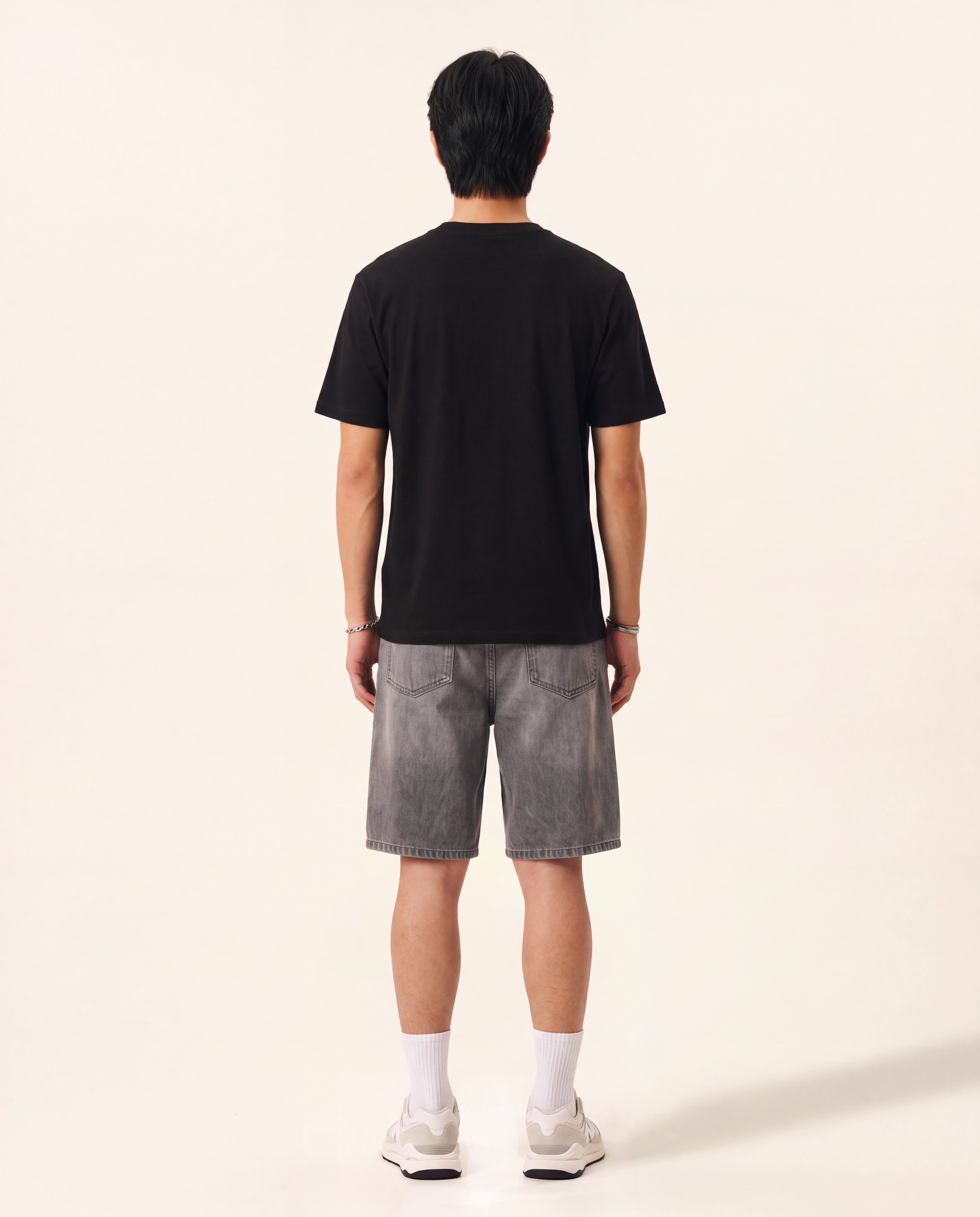 NV Logo Regular Fit Tee in Black — image 4